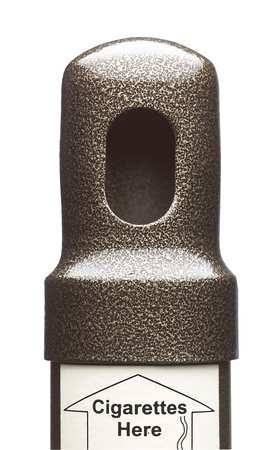 Black Steel Round Receptacle T898455