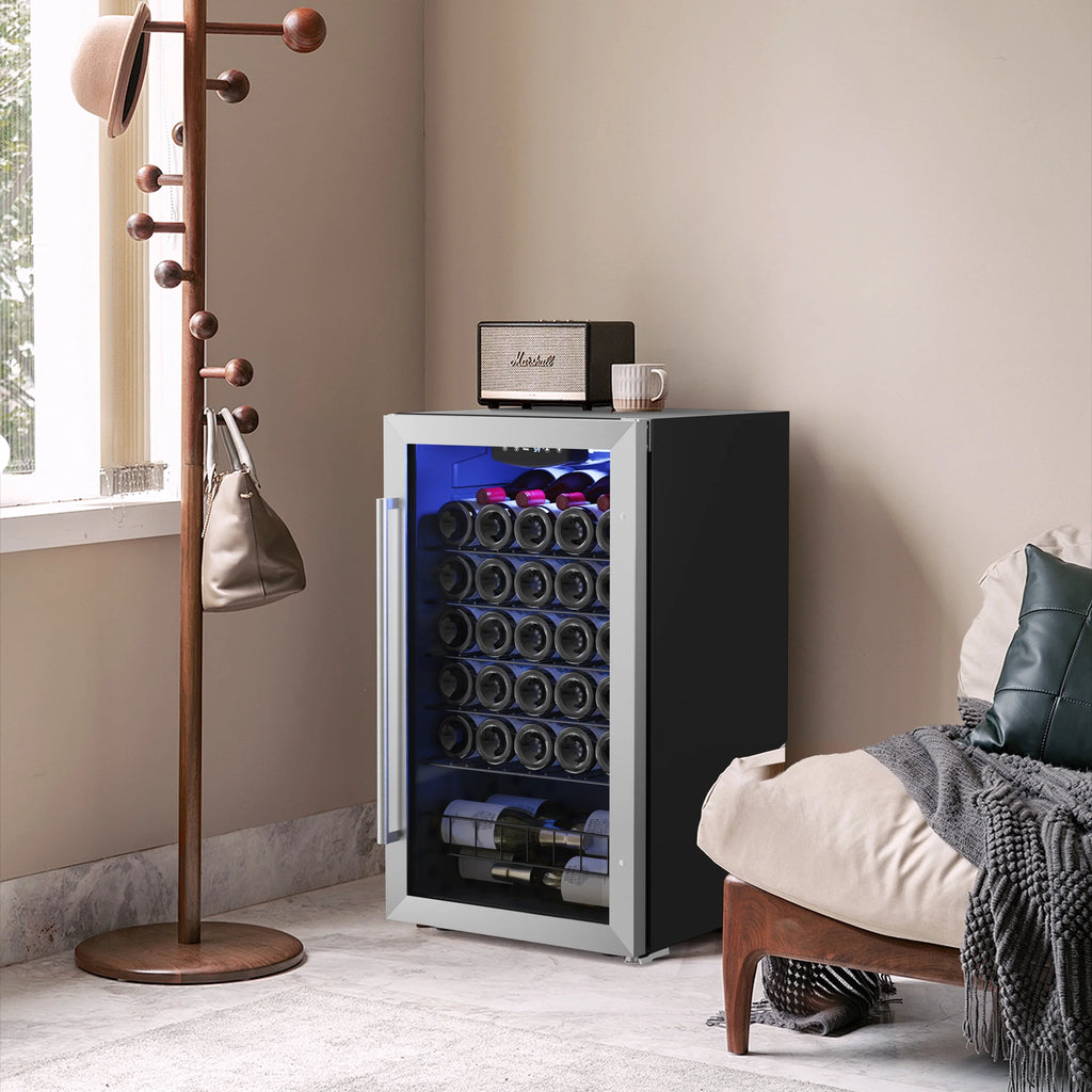 32 Bottle Wine Refrigerator Cooler Y484