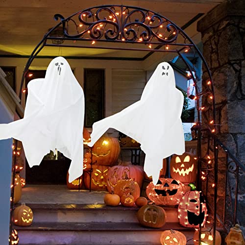 9 Pack Halloween Hanging Ghosts H615990