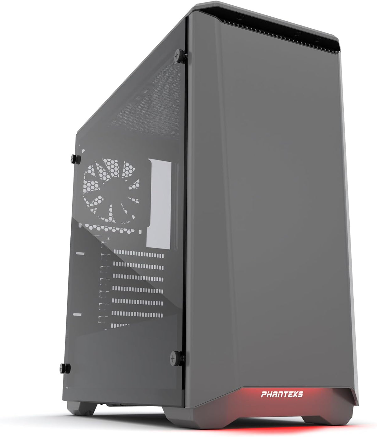 Steel ATX Mid Tower Case Tempered Glass Satin Black H650