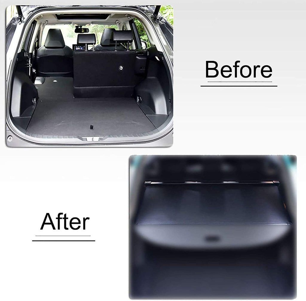 Retractable Cargo Cover for Ford Edge Black Q6599