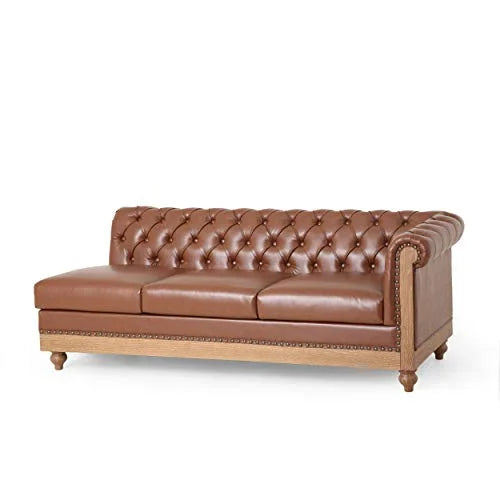 Cognac Brown Natural Sectional K757015