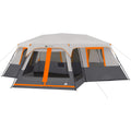 12-Person 3-Room Instant Cabin Tent with Screen Room Y889