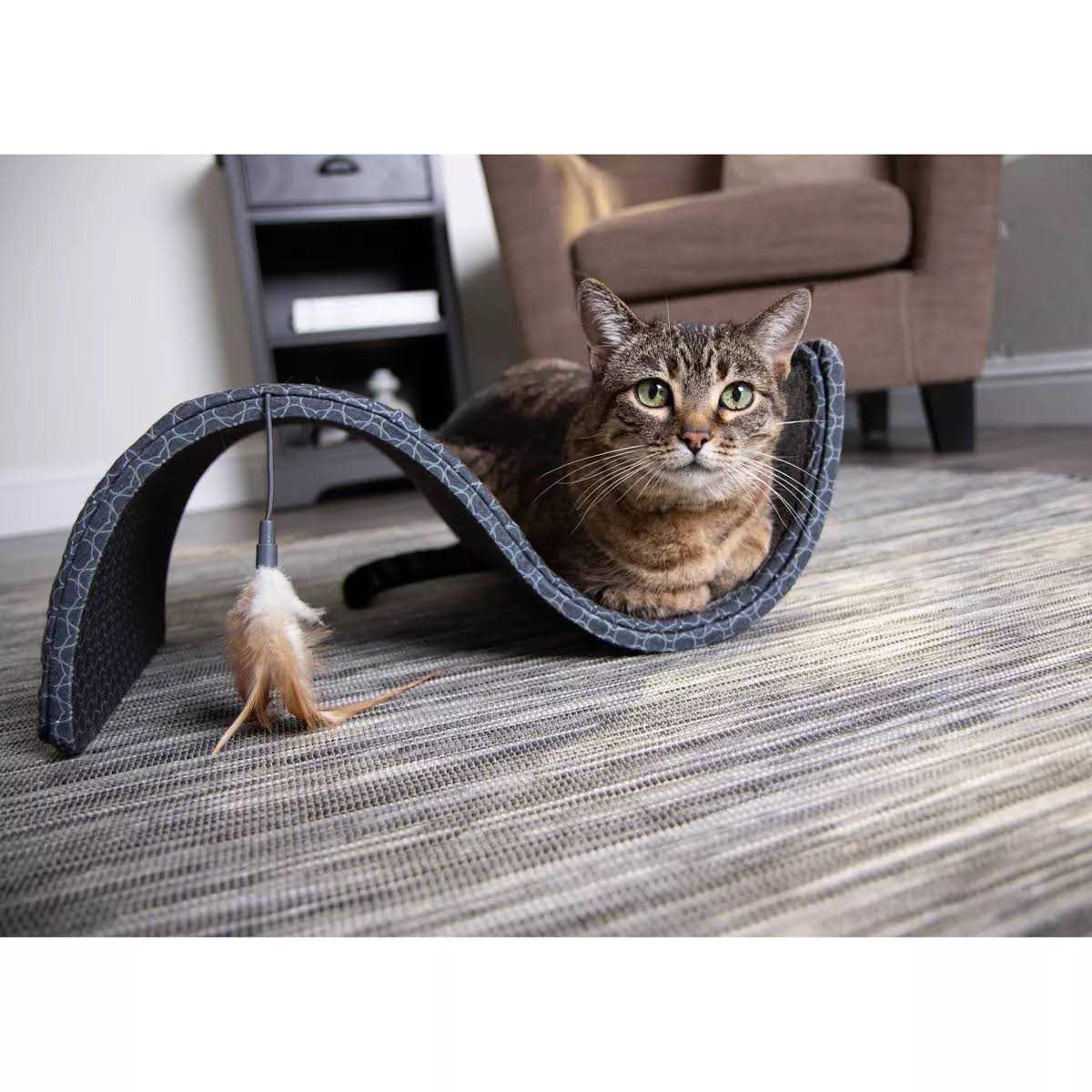 Cat Scratcher with Feather Toy R39334