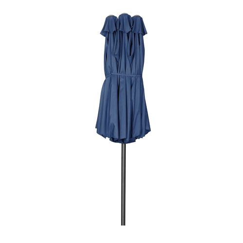15ft Double-Sided Patio Umbrella with Crank B1489