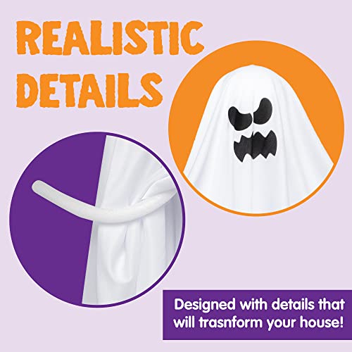 Hanging Ghosts Outdoor Decoration 5 Pack R8445