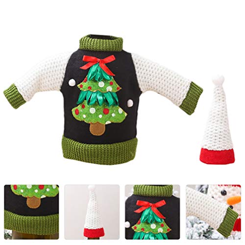Christmas Wine Bottle Covers with Hat D811
