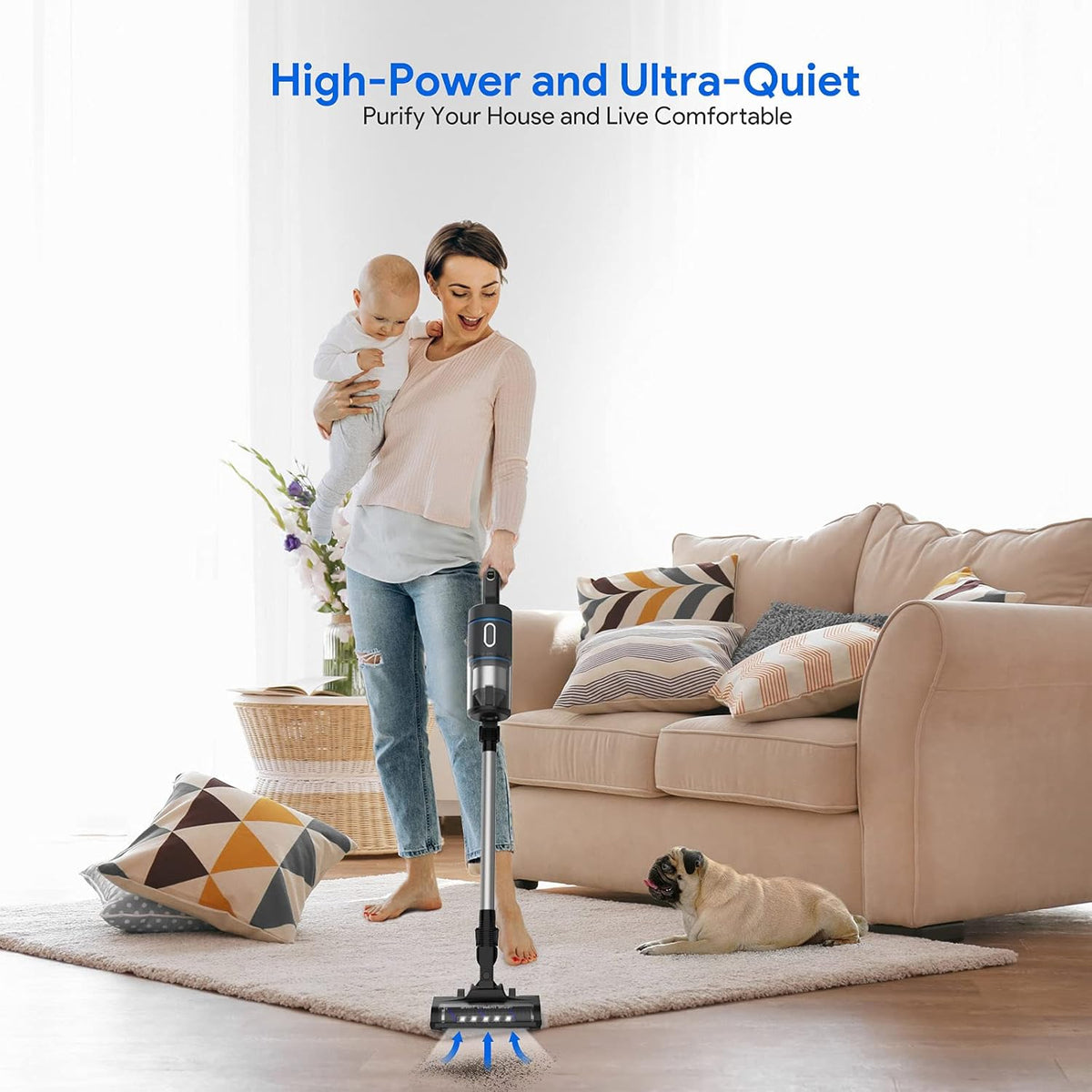 25KPa 230W Cordless Stick Handheld Vacuum Cleaner W89029