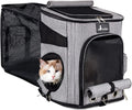 Expandable Pet Carrier Backpack with Breathable Mesh T13622