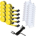 31 Piece Flatbed Tie-Down Kit with Winch Straps and Corner Protectors Z279949