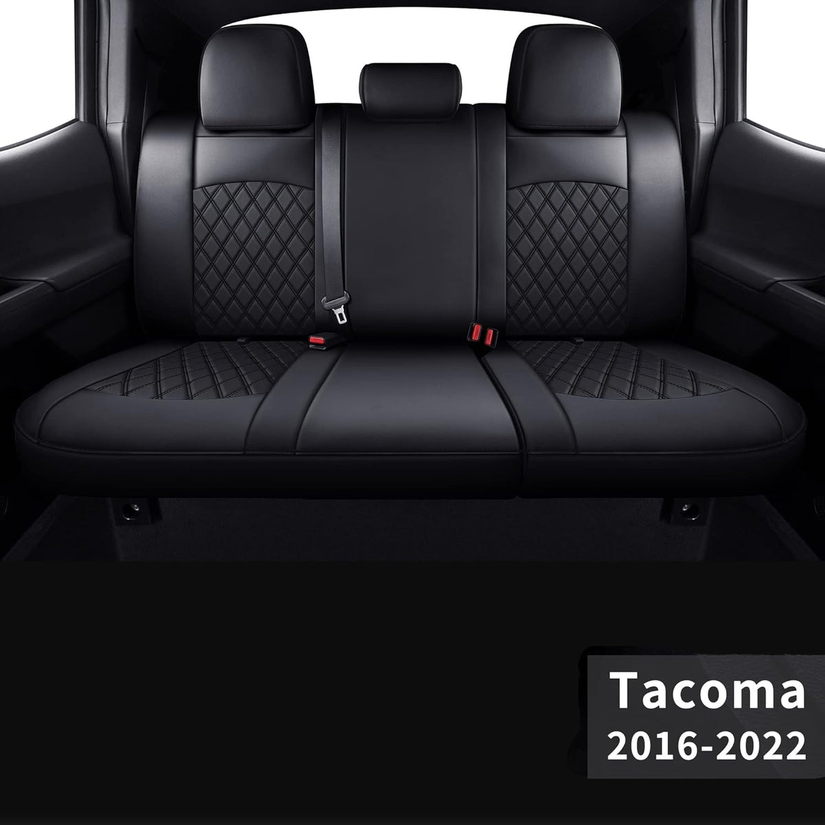 Black 2 pcs Tacoma Seat Covers E779