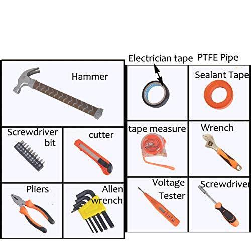 Household Hand Tool Kit with Hammer Case M187198