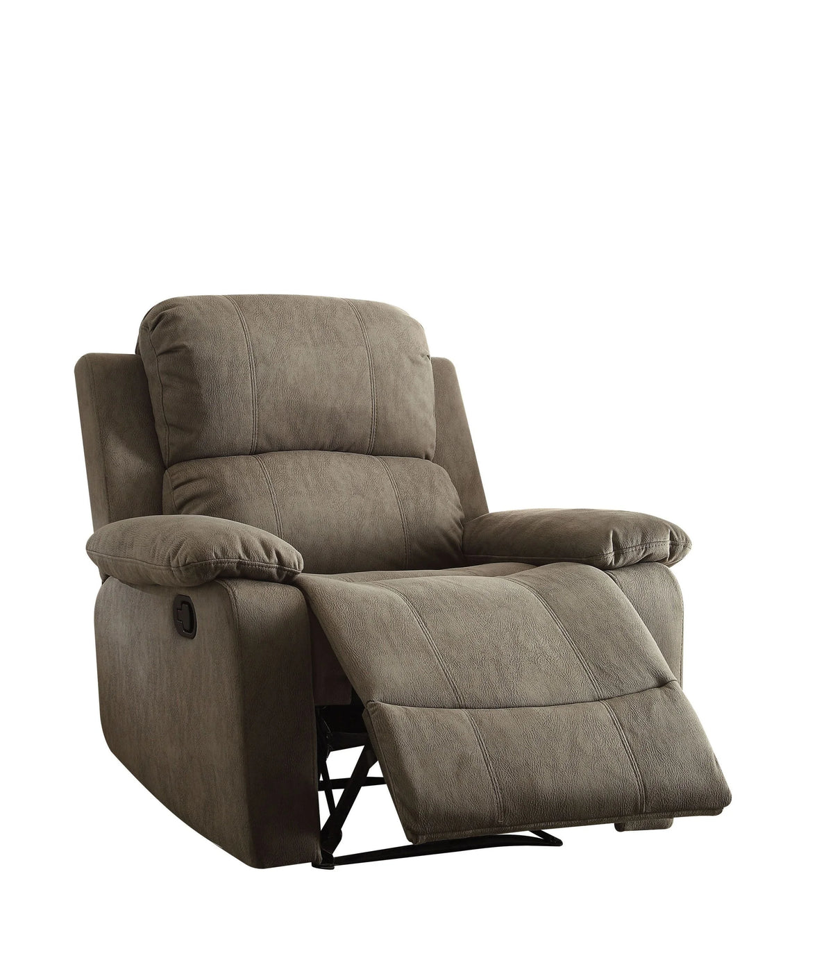 Gray Microfiber Recliner O60746
