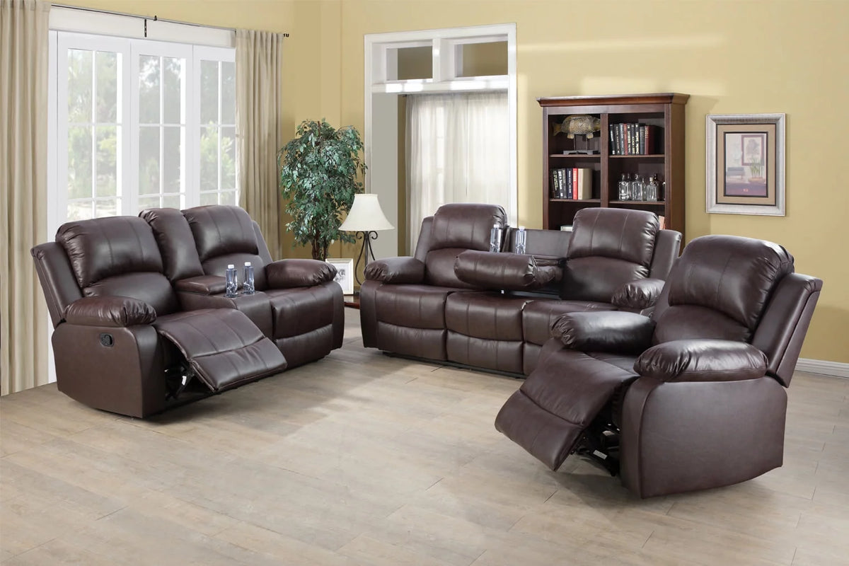 Brown 3 Seat Sofa K82067