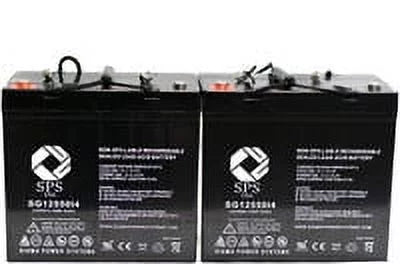 12V 55 Ah Replacement Battery 2 Pack Q878
