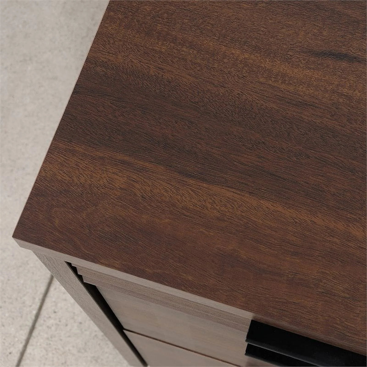 3-Piece Credenza Desk & Hutch & Utility Stand P335743