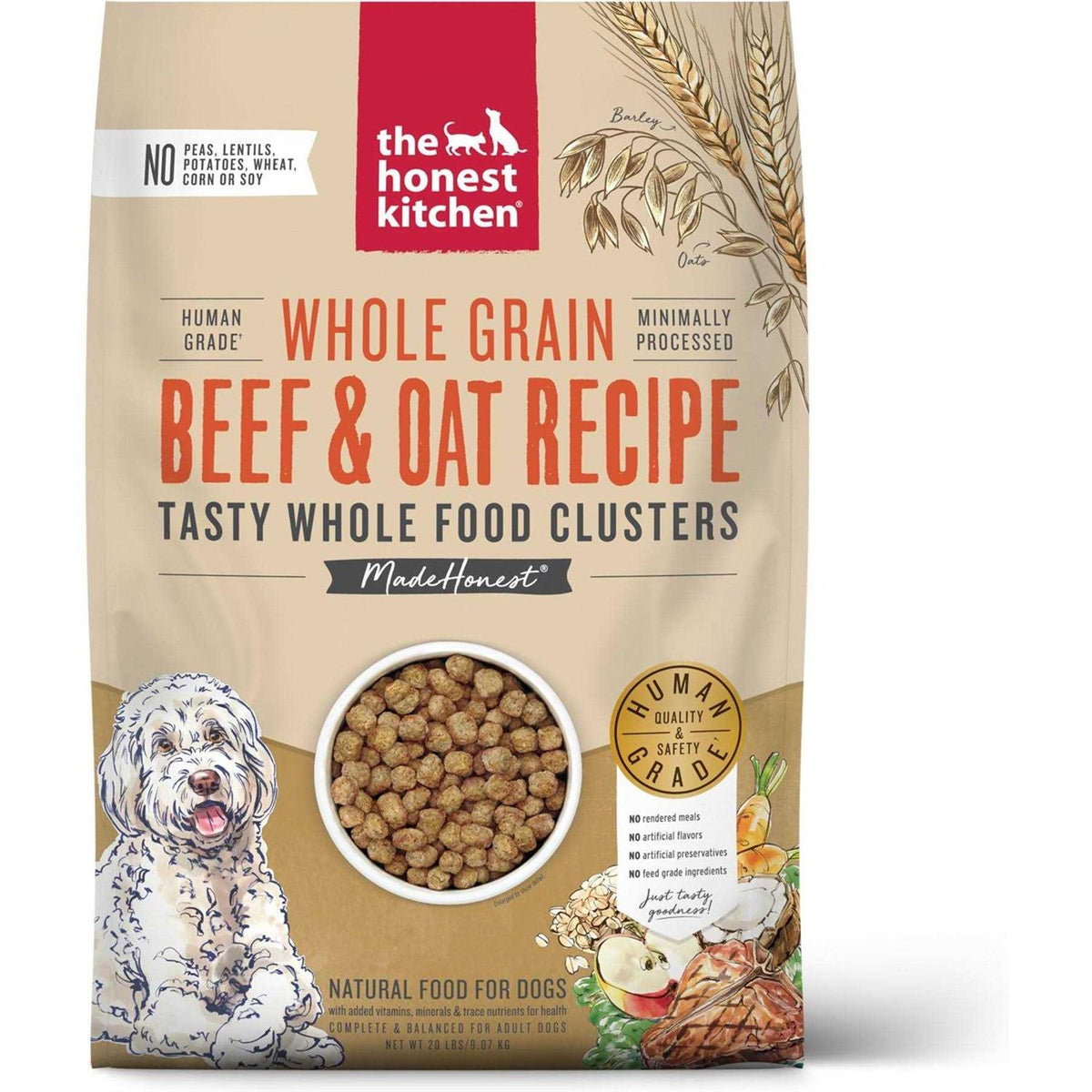 Grain Free Whole Food Clusters Dog Food B327
