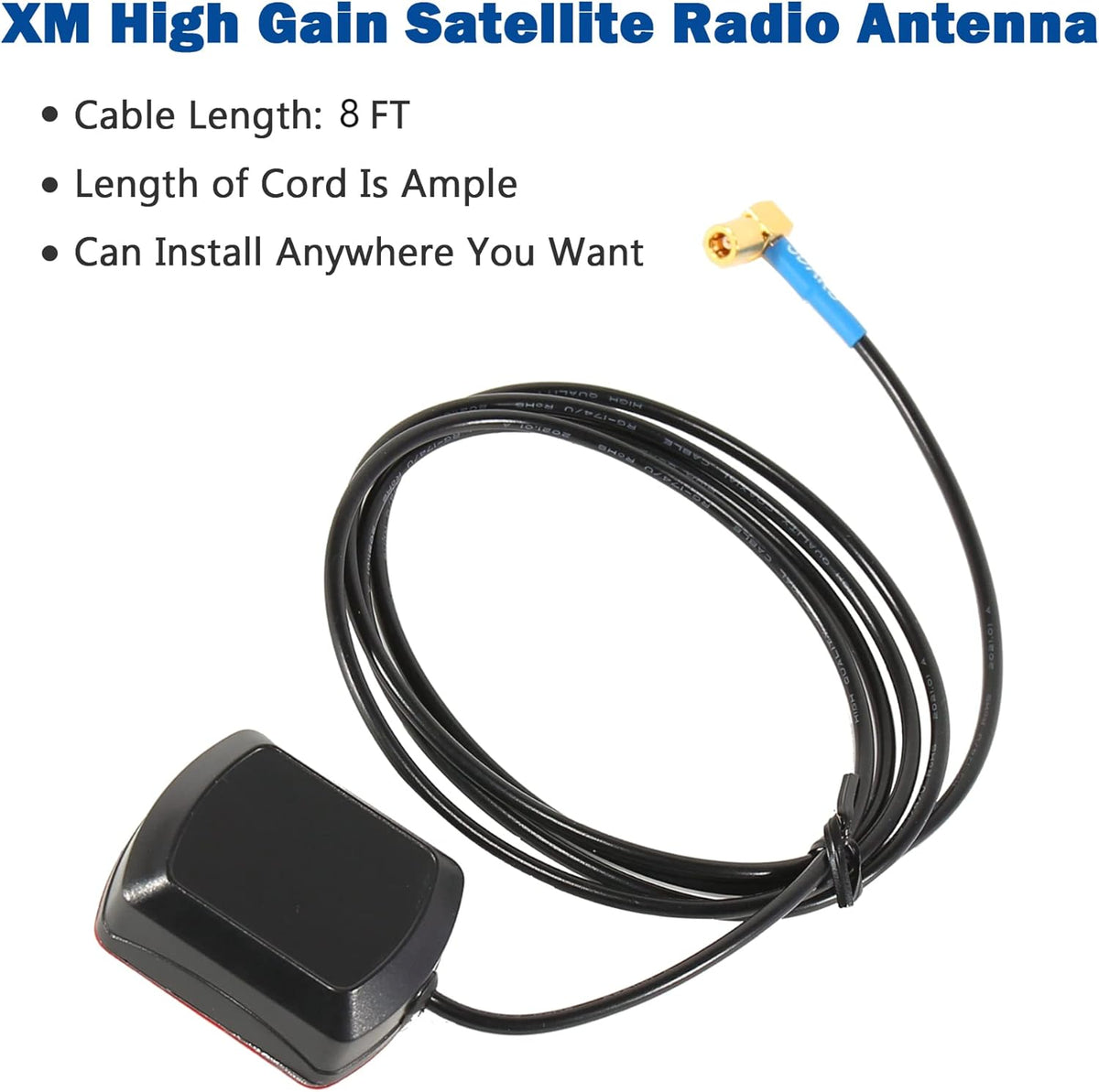 8 Ft Magnetic Satellite Radio Antenna M47945