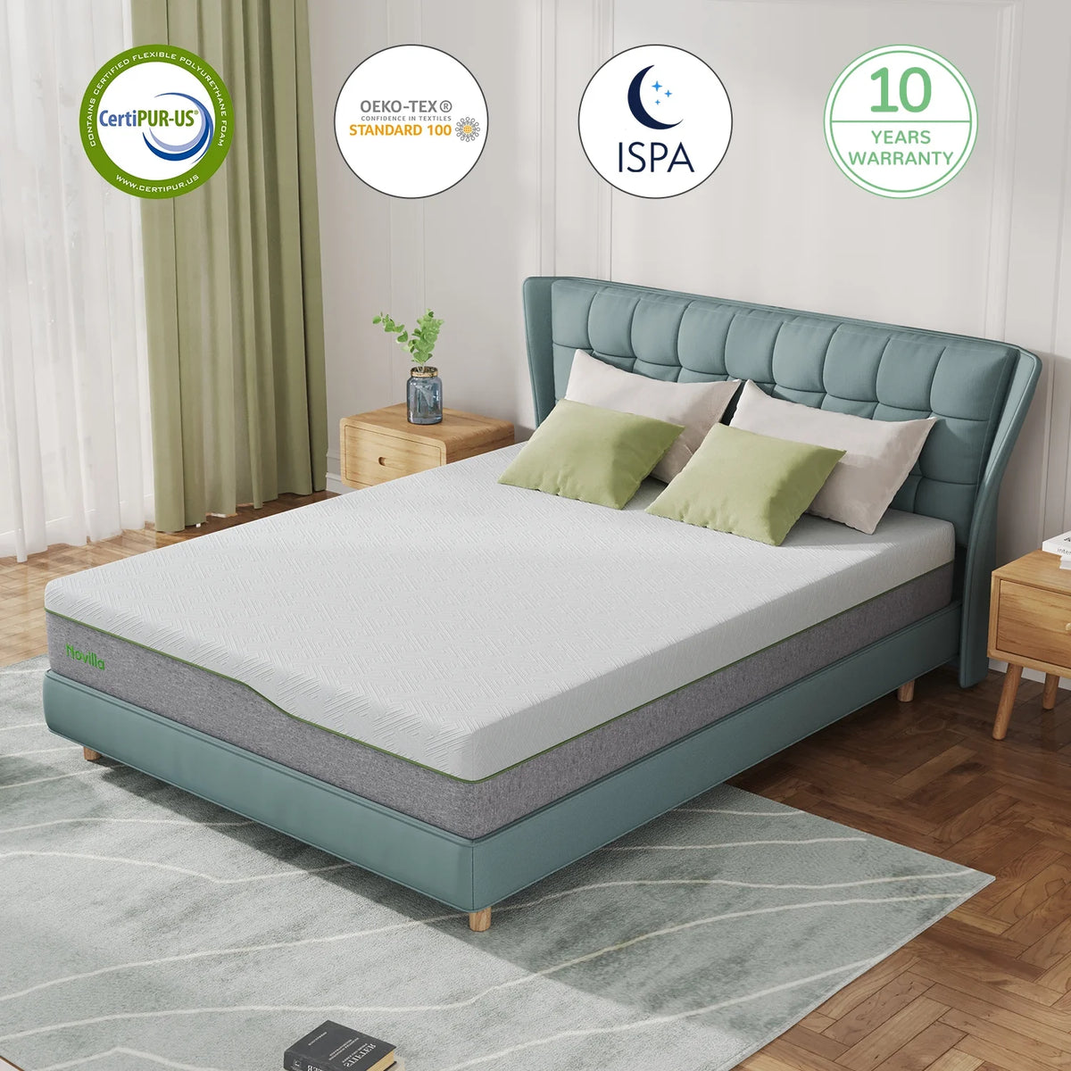 Twin Size Gel Memory Foam Mattress Z204627