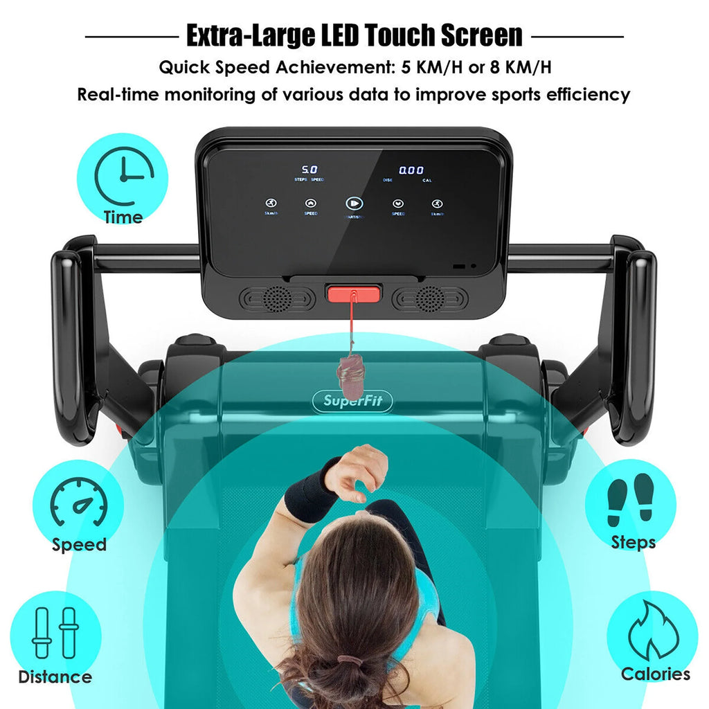 2.25HP Folding Electric Treadmill Y716