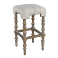 Beige Backless Bar Stool G932197