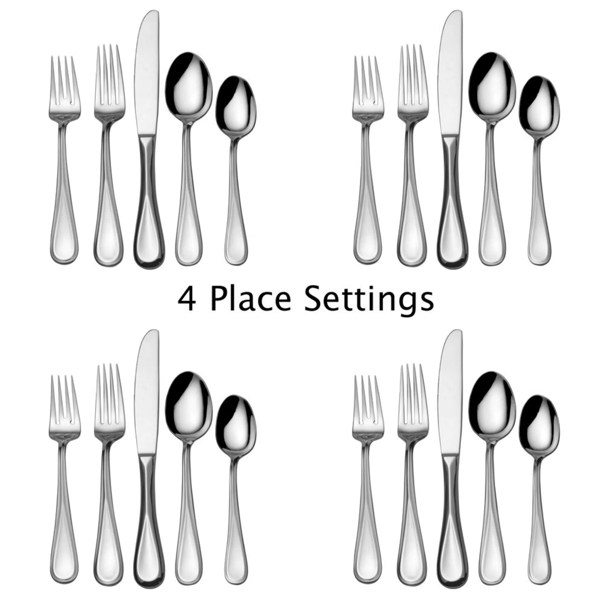 20-piece Stainless Steel Flatware Set Y8199