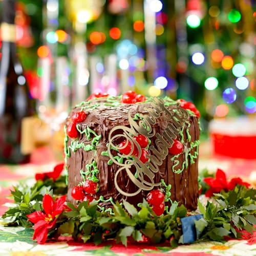 12 Pcs Christmas Cake Toppers J70336