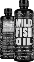 Liquid Omega 3 Fish Oil Supplement, Lemon, 16 oz E12775
