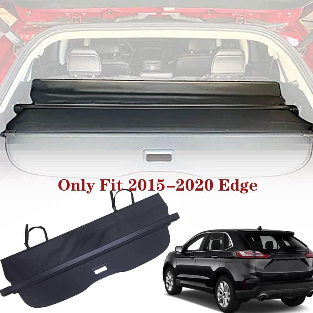 Retractable Cargo Cover for Ford Edge Black Q6599