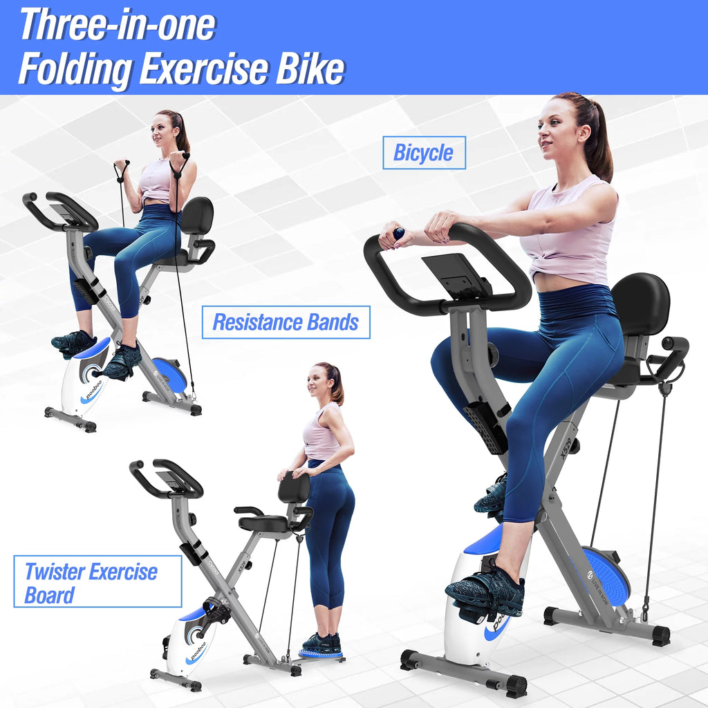 Indoor Stationary Exercise Bike Folding Magnetic Y807
