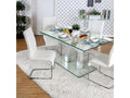 5 Pc Glass Dining Room Set T3246
