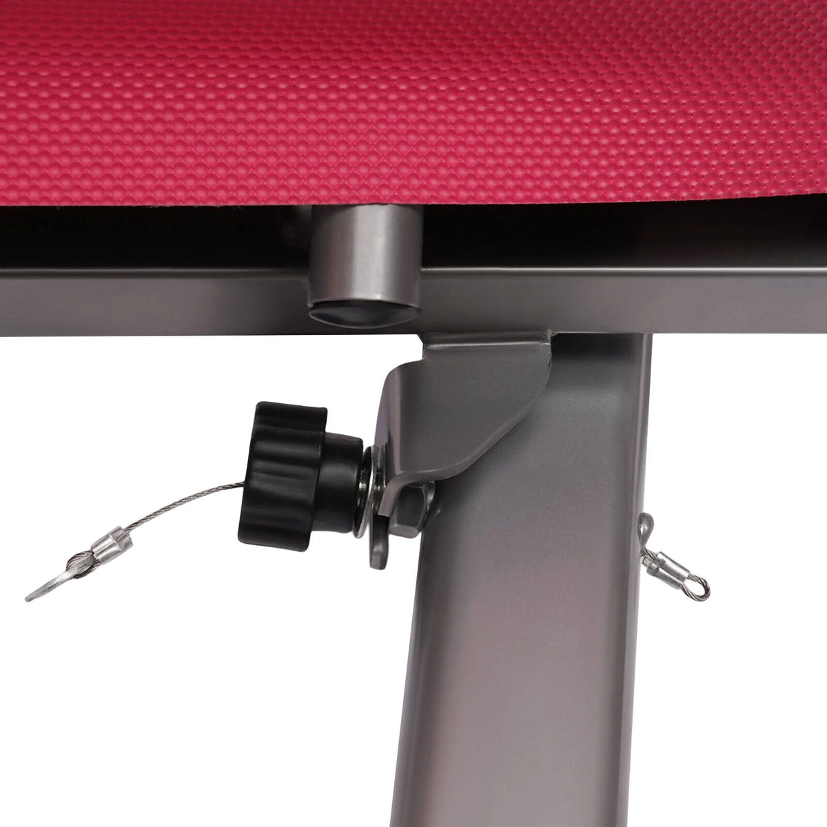 Folding Treadmill with Manual Incline Pink Y1952