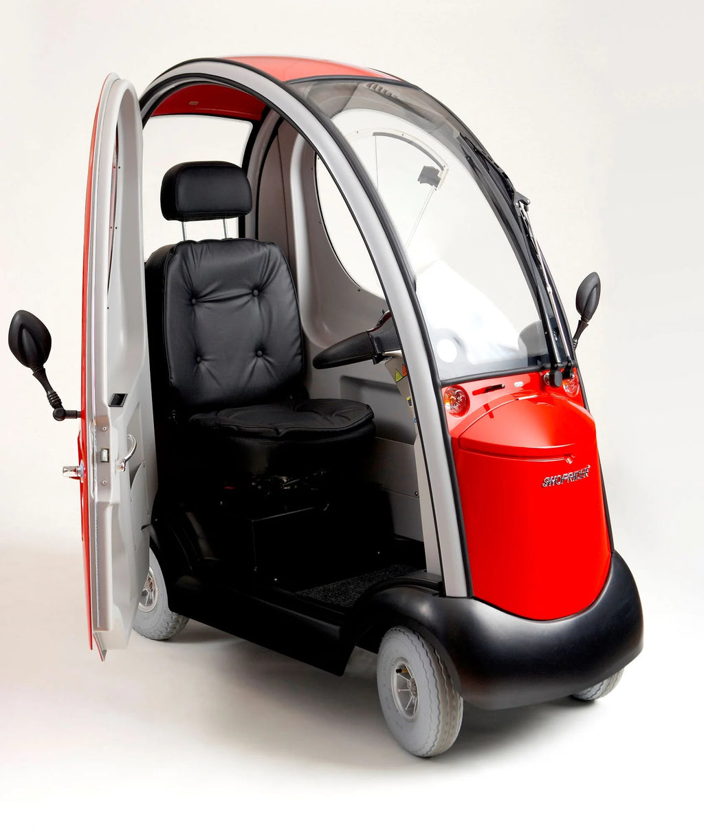 Blue Enclosed Cabin Mobility Scooter R863073