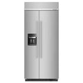 36 in. 20.8 cu. ft. Side-by-Side Refrigerator in Stainless Steel Y1546