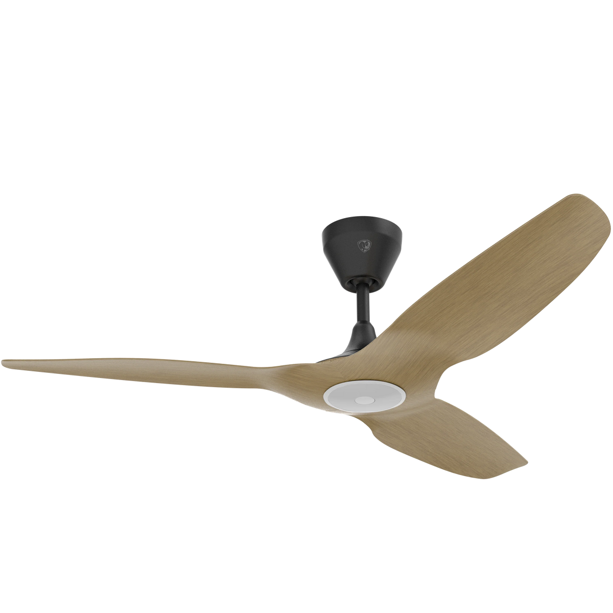 52 Ceiling Fan with Bamboo Blades and Black Finish X4886