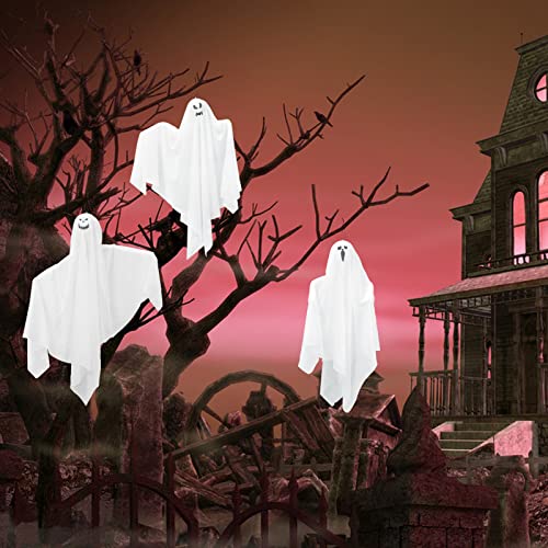 9 Pack Halloween Hanging Ghosts H615990