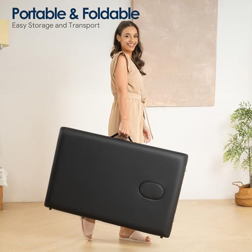 Portable Wooden 2-Fold Massage Table B582