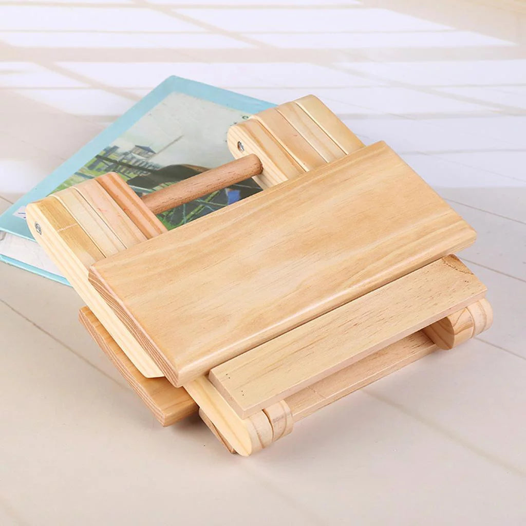 Folding Wooden Step Stool H630