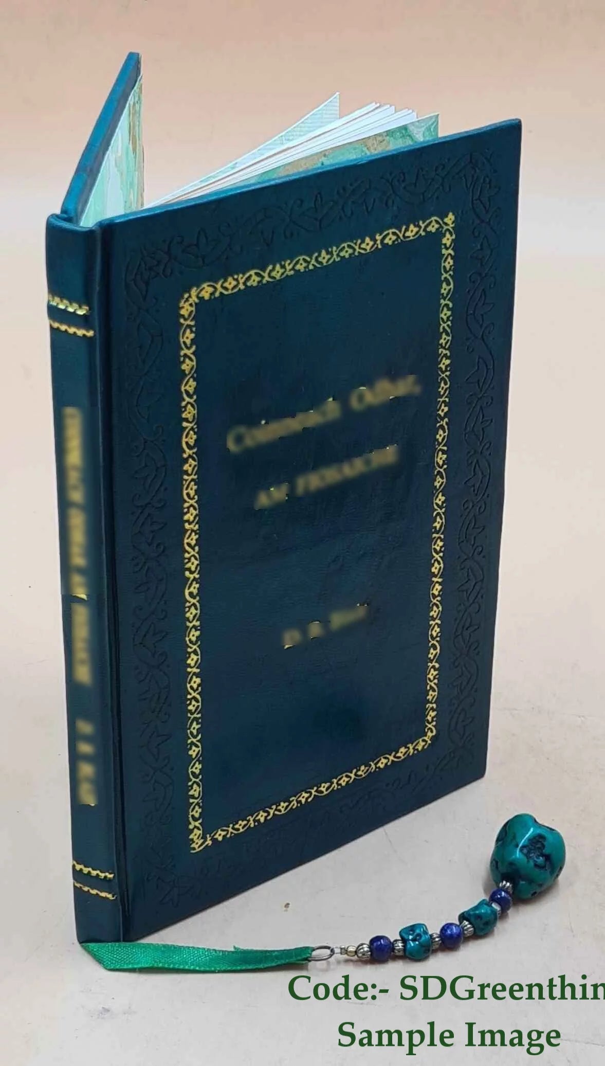 Extinct Species of American Ox Premium Leather Bound H305