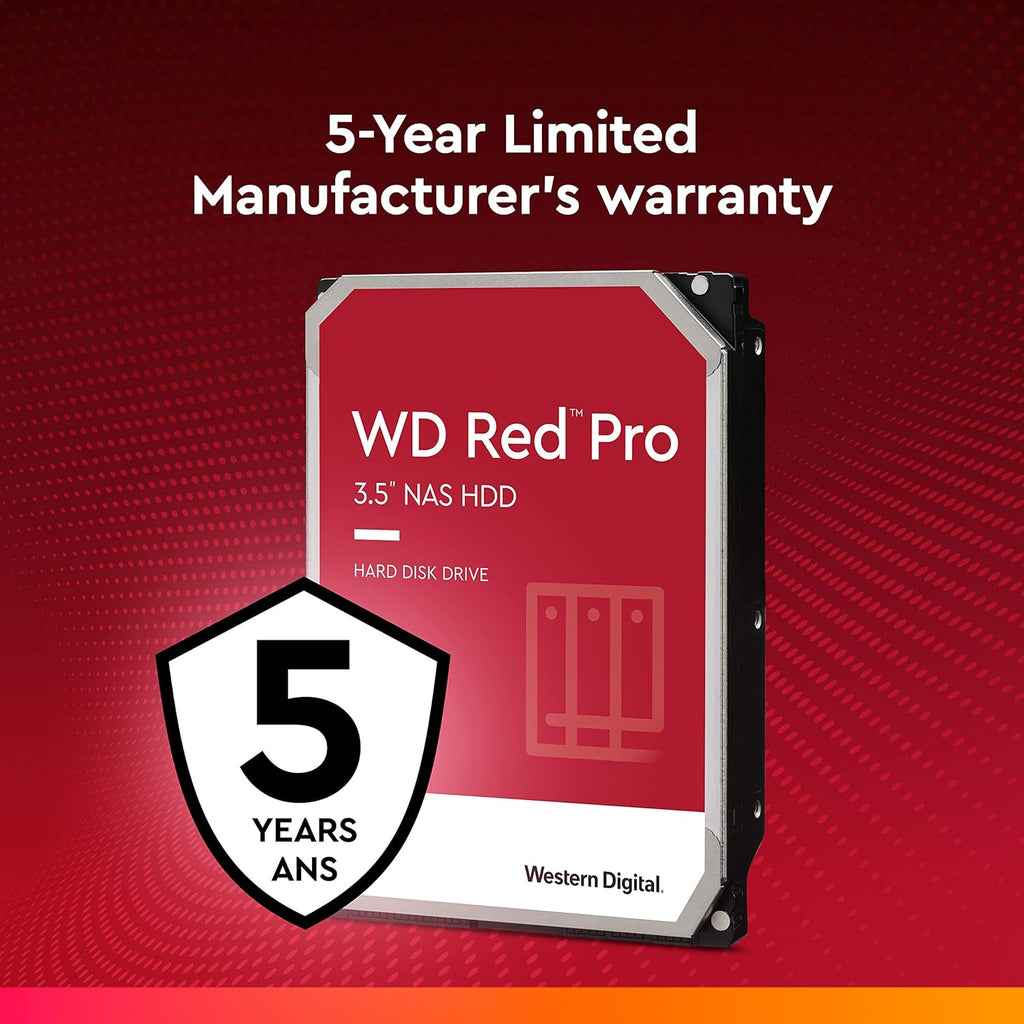6TB NAS Internal Hard Drive HDD - 7200 RPM, SATA 6 Gb/s, CMR, 256 MB Cache, 3.5 Z921