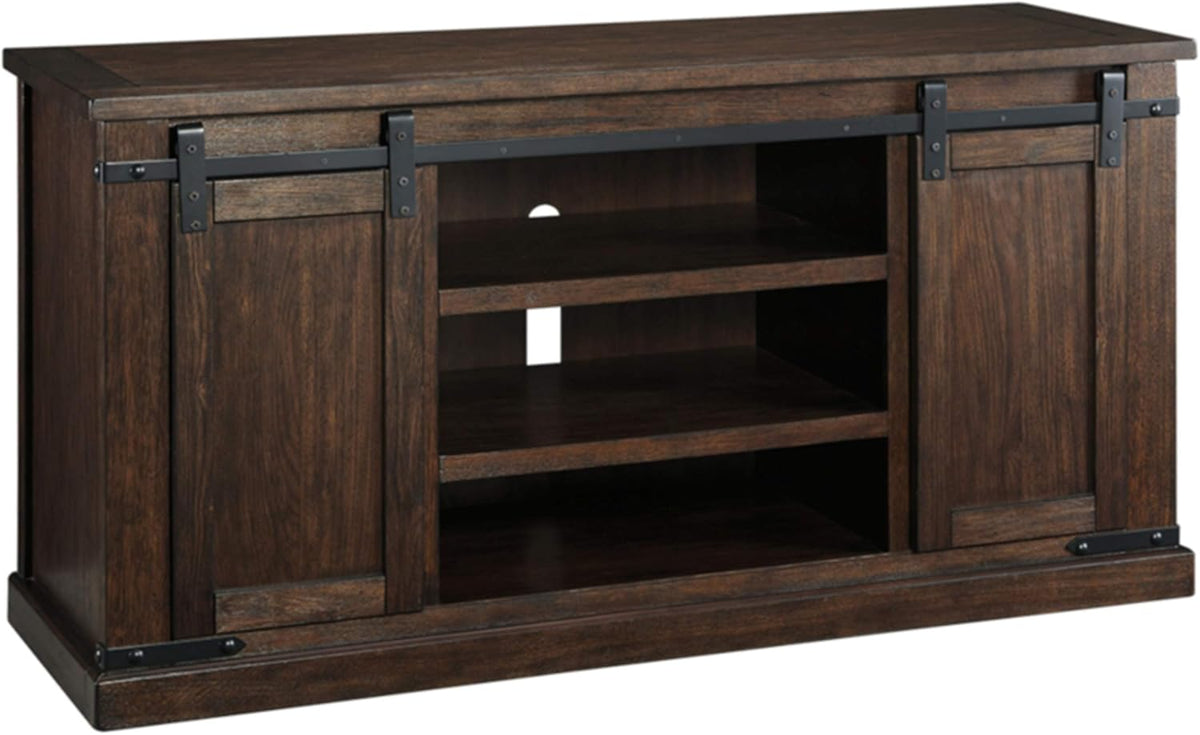 Extra Large TV Stand Whitewash E154