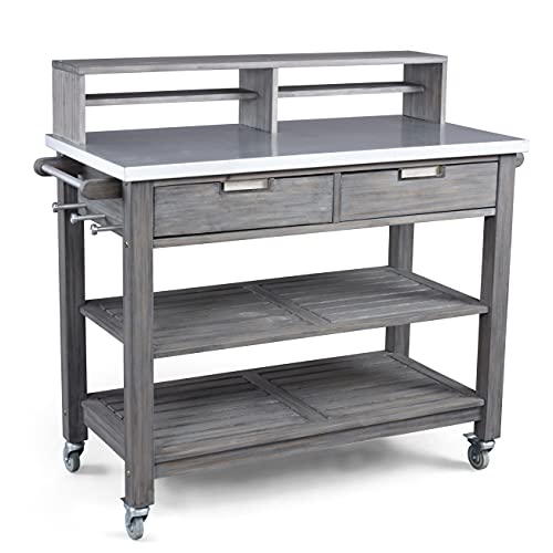 Golden Teak Potting Bench C93378