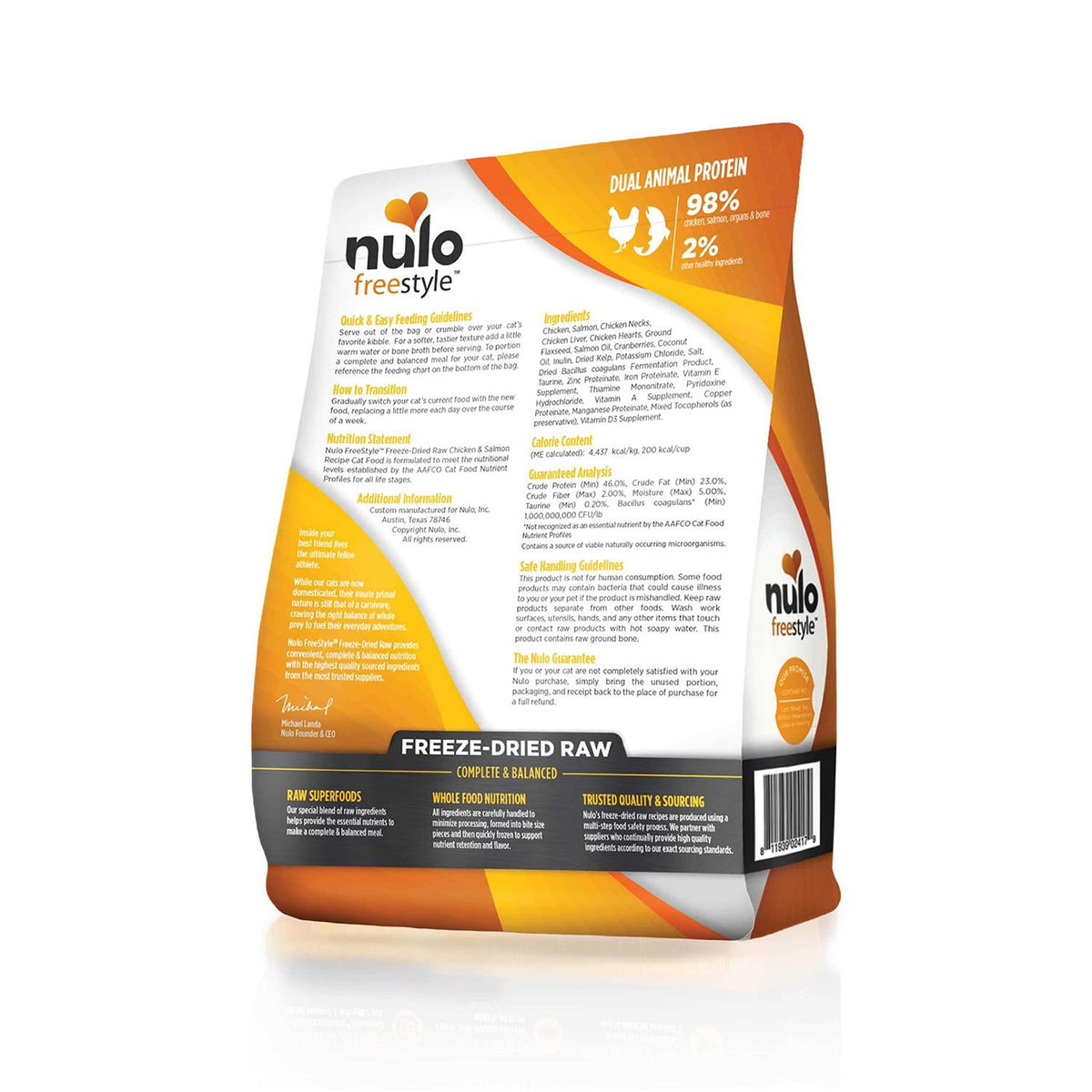 Freeze Dried Raw Cat Food V189
