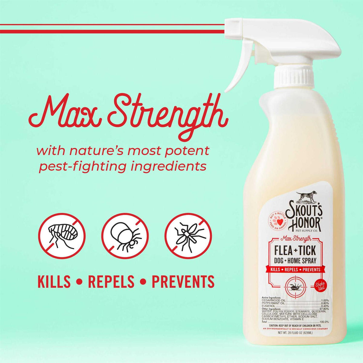 Flea & Tick Dog & Home Spray O702