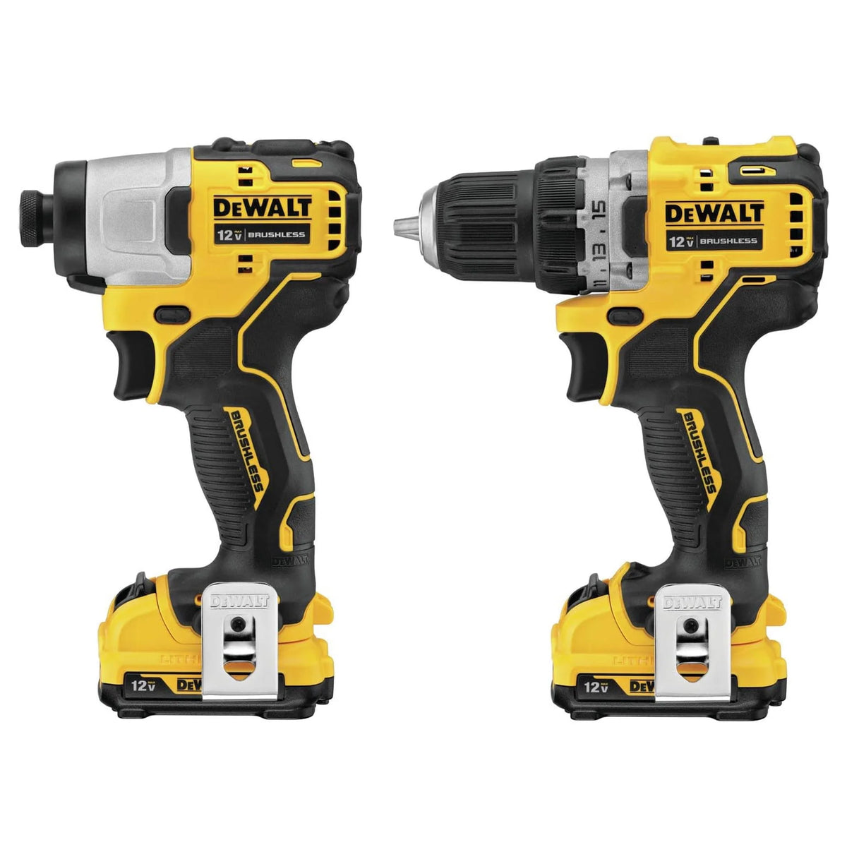 12V MAX Brushless Drill & Impact Driver Combo Tool Kit S371
