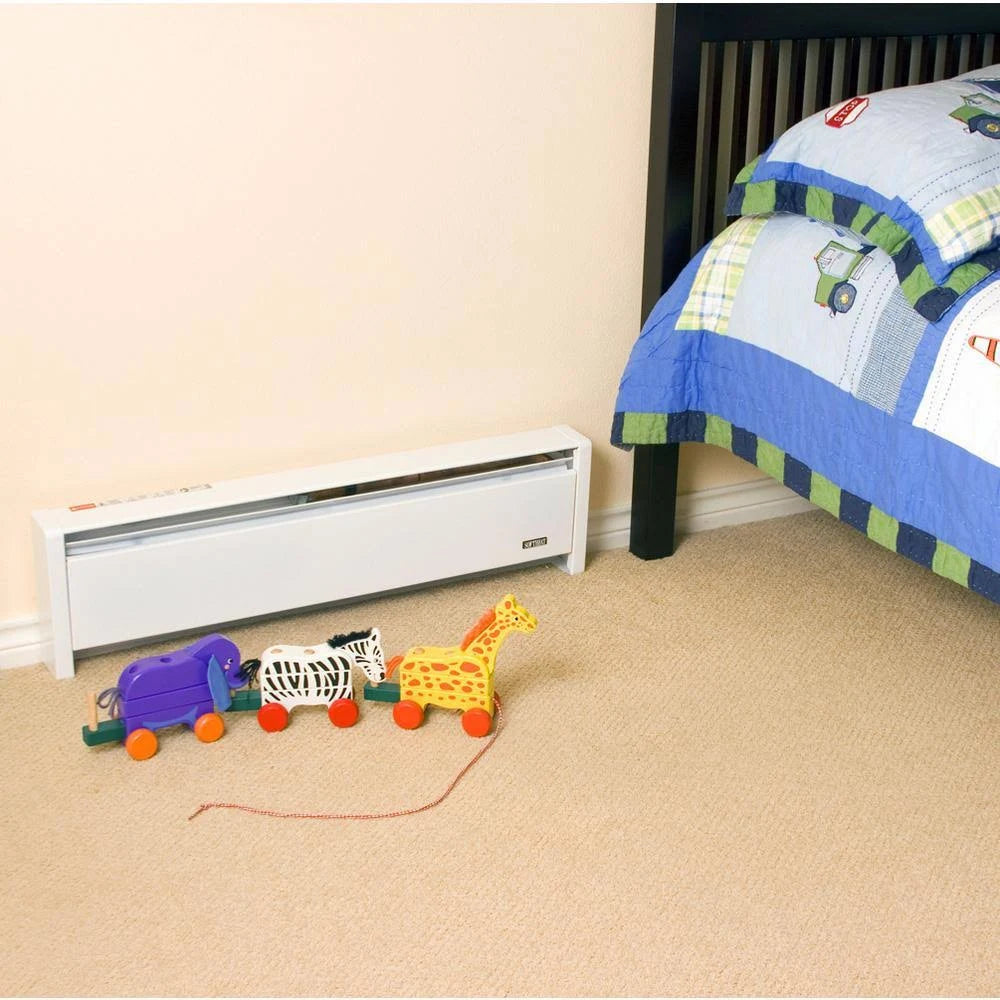 White 2560 BTU 750 Watt Hydronic Baseboard Heater D931
