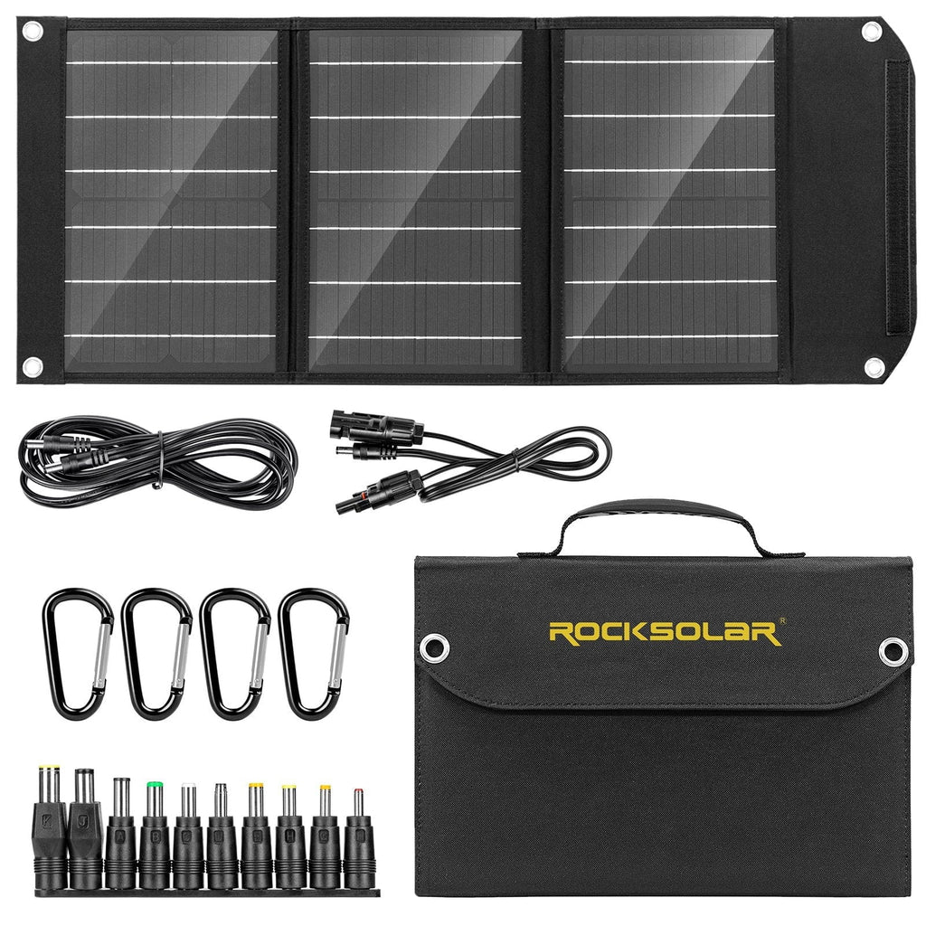 80W Portable Power Station with 30W Foldable Solar Panel F105058