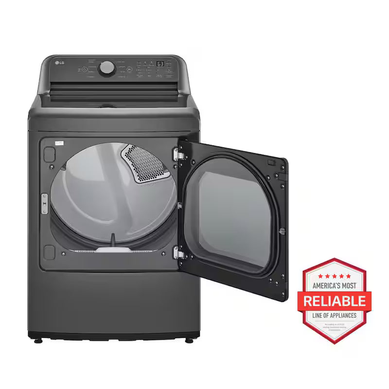 7.3 cu. ft. Vented Electric Dryer in Middle Black T7655