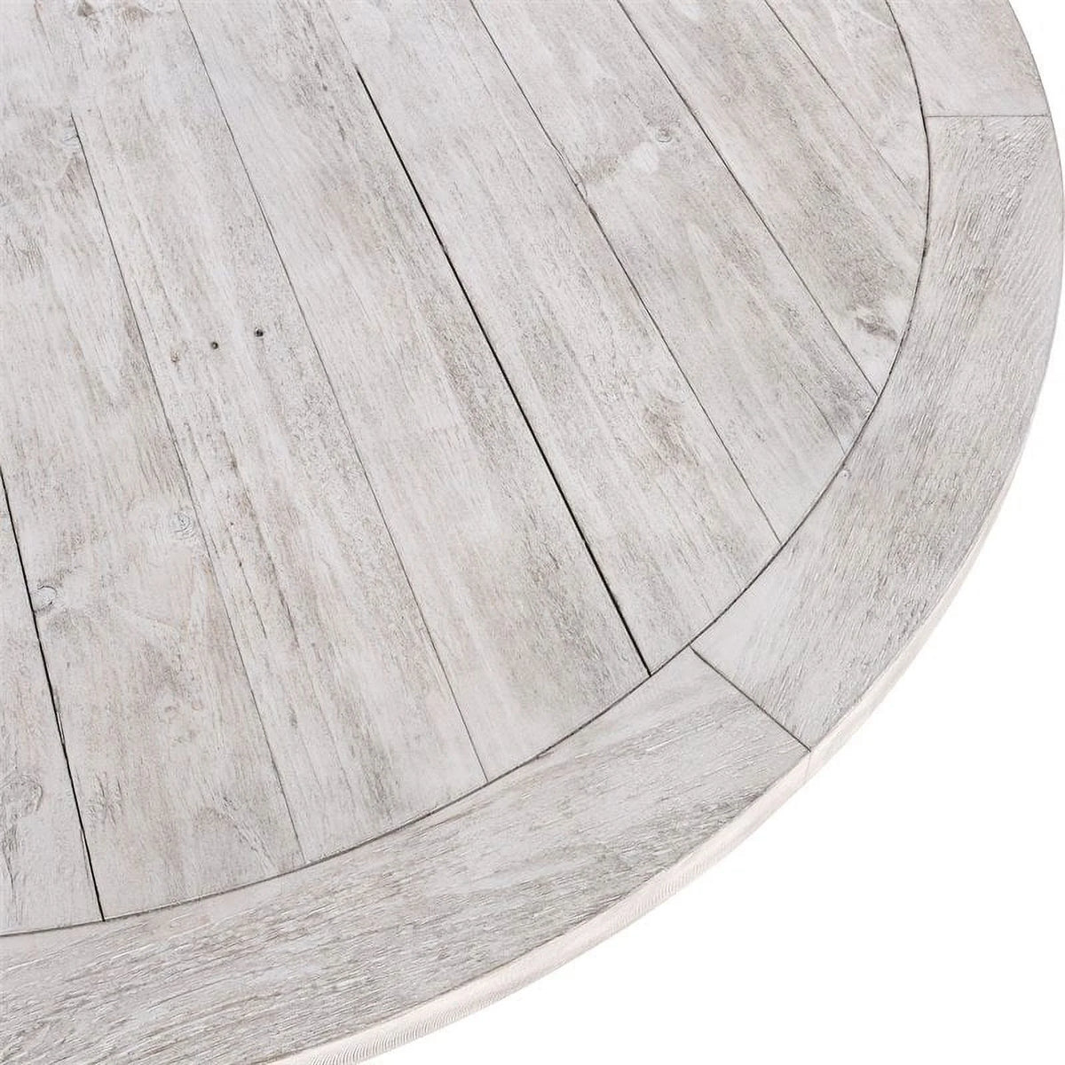 55" Round Solid Pine Wood Dining Table J916375