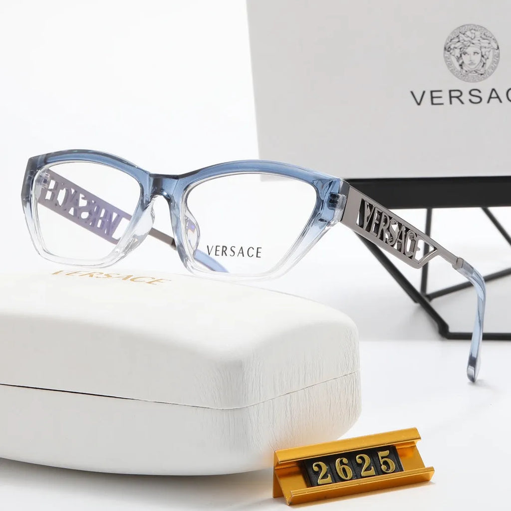 Simple Hollow Letter Flat Glasses K879